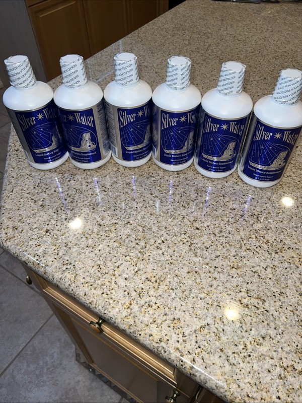 Silver Water Colloidal Silver, 6 Pack 32 Oz