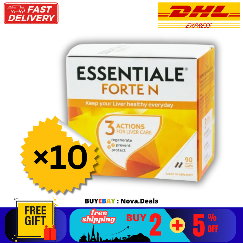 10 X Essentiale Forte N Liver Detox & Liver Tonic Supplement 90s