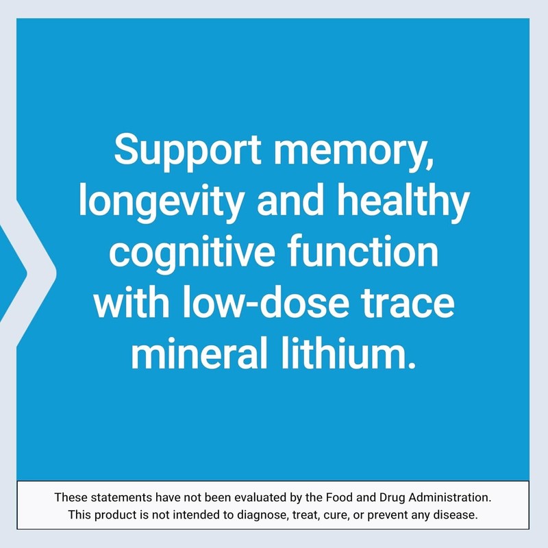 Life Extension Lithium 1000 mcg (2 Pack), 100 Vegetarian Capsules gallery