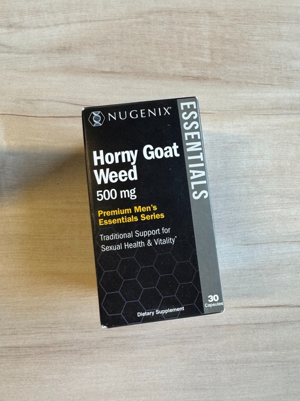 Nugenix Horny Goat Weed 500mg 30 Capsules EXP 03/2026 BRAND NEW IN BOX SEALED