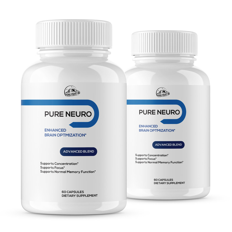 Pure Neuro Brain Optimization, Memory & Cognitive Function Support – 2 Pack