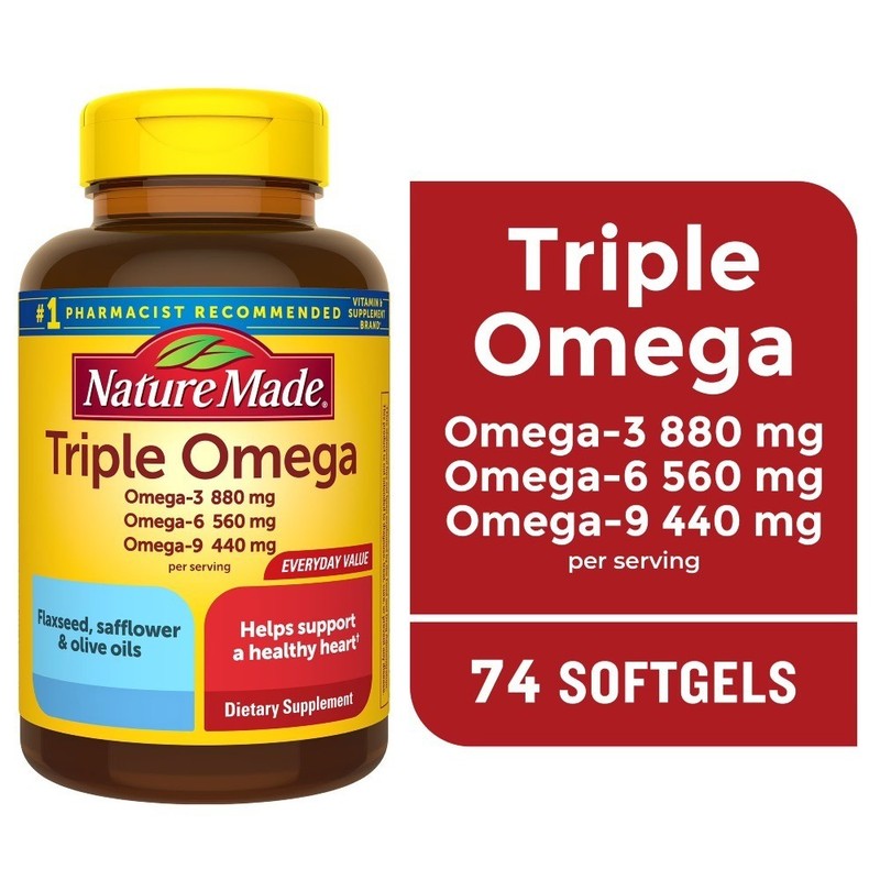 3 6 9 Softgels Dietary Supplement 74 Softgels