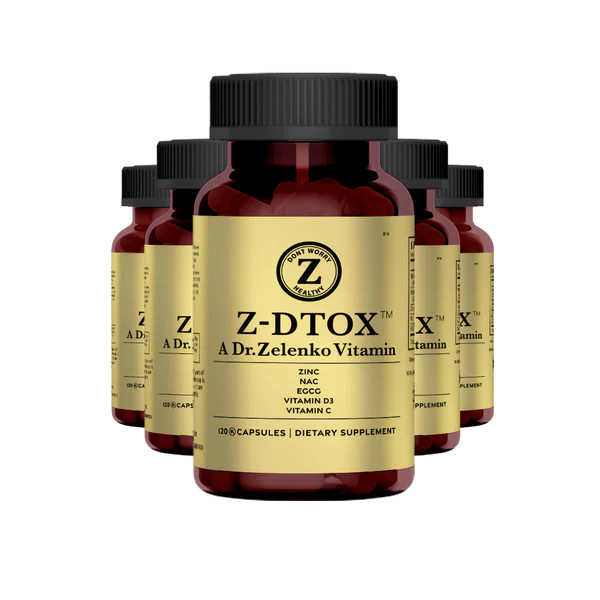 Z-DTOX: NAC, ZINC, ECCG, VITAMINS C and D. A Dr. Zelenko Kosher Vitamin Z-stack gallery