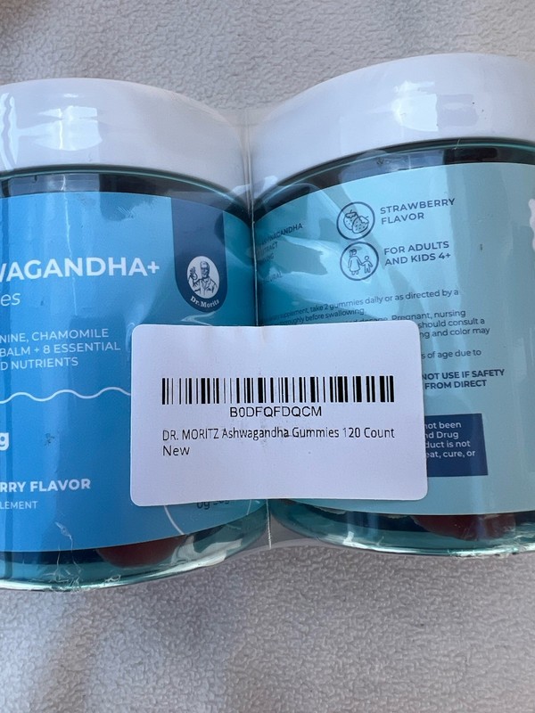 DR. MORITZ Ashwagandha Gummies for Calm, Relaxation, 2 Pack.. 12/2026 * gallery