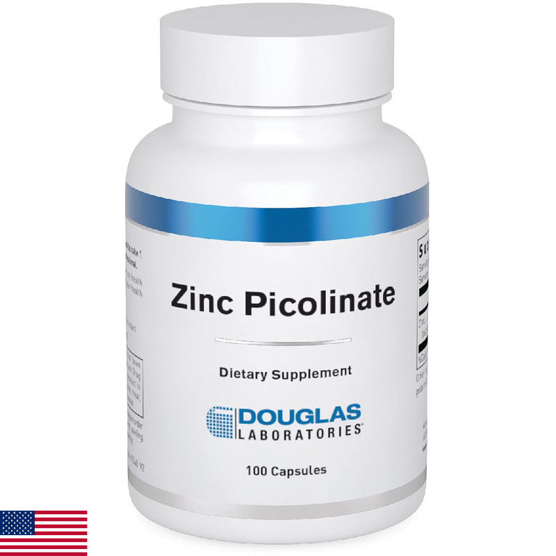 Douglas Laboratories Zinc Picolinate – 50 mg Zinc – For Immune System, Antioxida