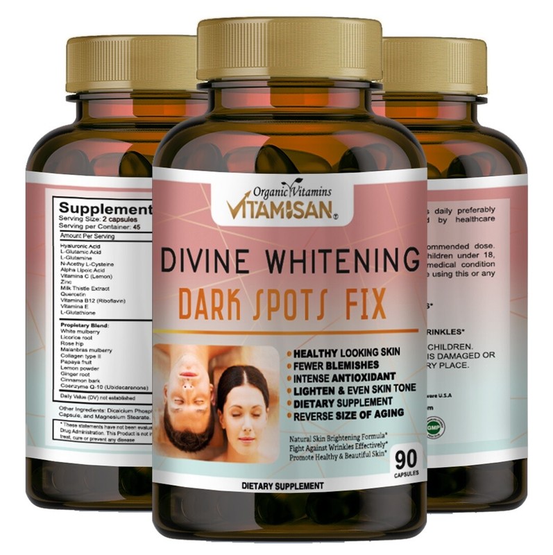 Glutathione Whitening Pills Natural Skin Lightening Pills with Collagen USA made