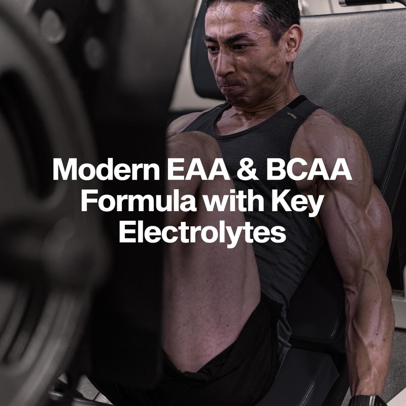 MuscleTech Platinum EAA+ Amino Acids Electrolytes Pre-Workout Recovery Grape 30 gallery
