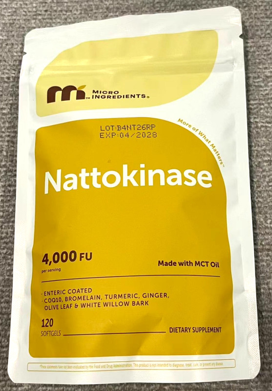 7-in-1 Nattokinase Supplement, 120 Softgels 4000 FU Per Serving Buy 2 get 1 Free