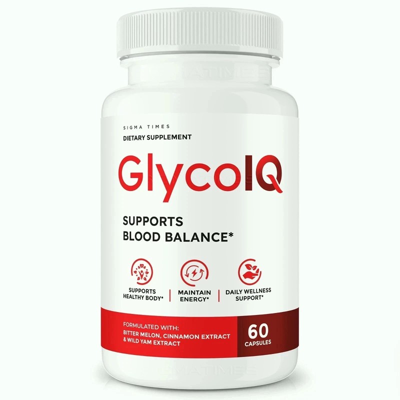 Glyco IQ Advanced Blood Health Support Supplement GlycoIQ 60Capsules (Pack of 1)