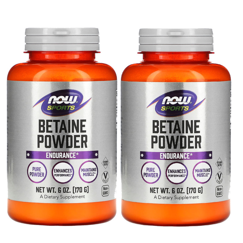 NOW Foods, (2 PACKS) Sports, Betaine Powder, 6 oz