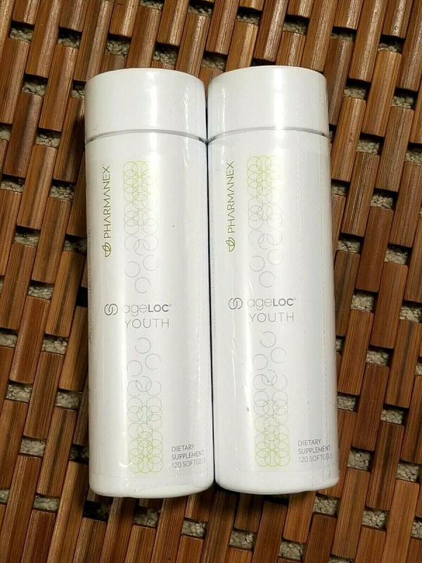 2 PACK Nu Skin NuSkin Pharmnex ageLoc Youth 120 softgels NEW STOCK 02/2026
