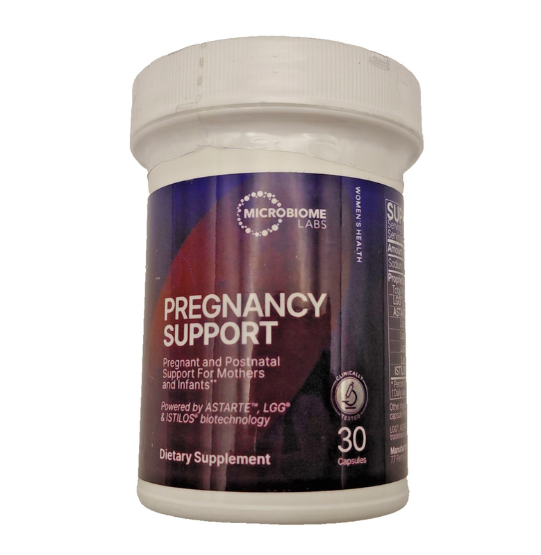 Microbiome Labs Pregnancy Support - Prenatal & Postpartum Probiotics - 30ct. gallery