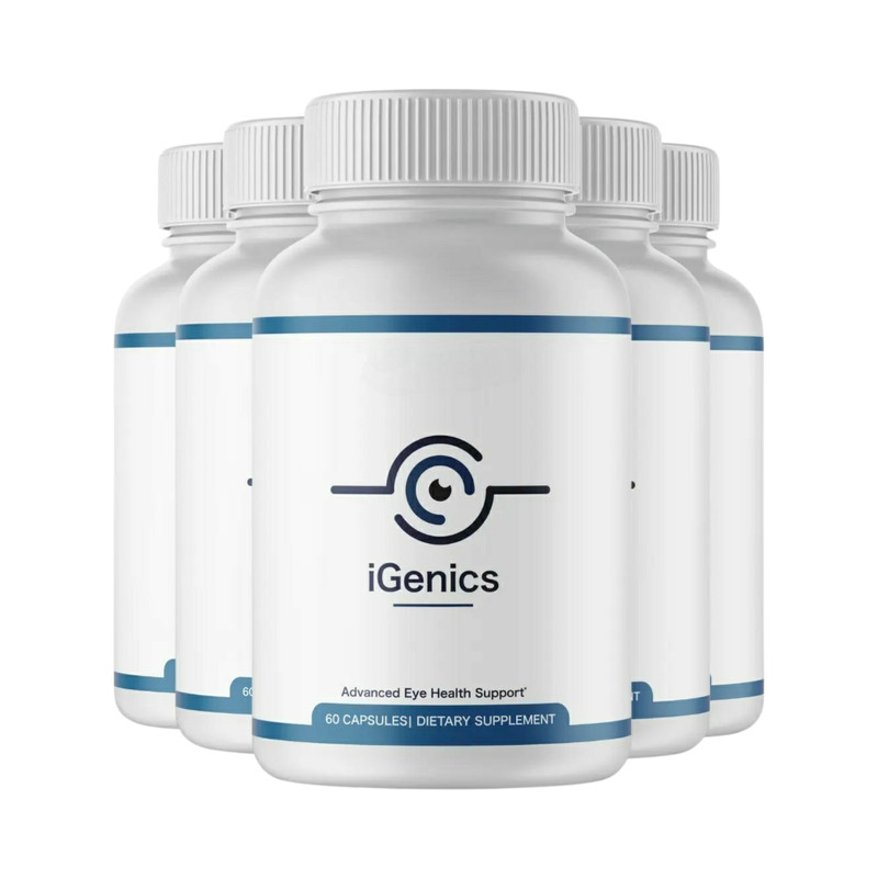 5-Pack iGenics Eye Supplement~ Vision and Eye Natural Formula – 300 Capsules