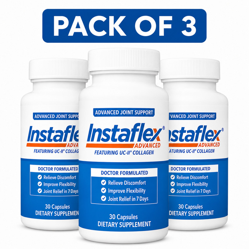 Pack of 3 Instaflex Advanced Joint Support – Doctor Formulated 90 Capsules