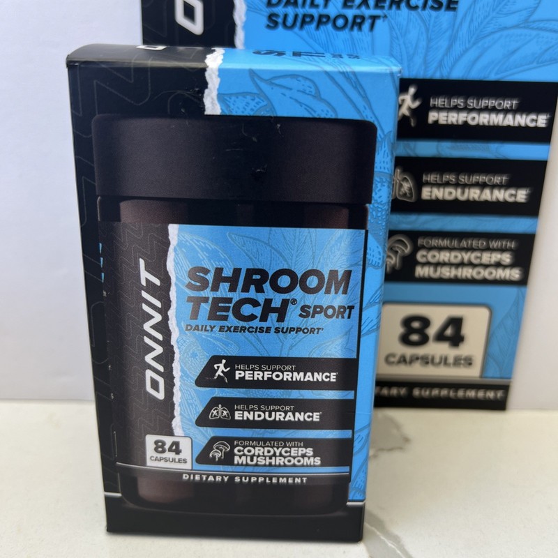 ONNIT Shroom Tech Sport Pre-Workout Energy Support Capsules 84 Caps EX 09/26