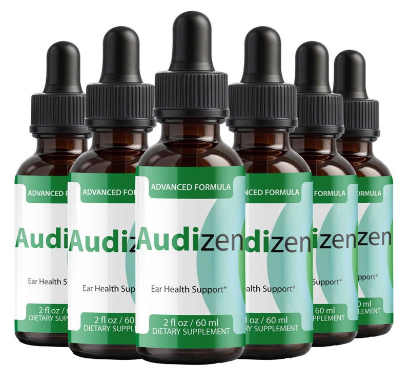 (6 Pack) Audizen Drops – Advanced Ear Health and Hearing Support Formula