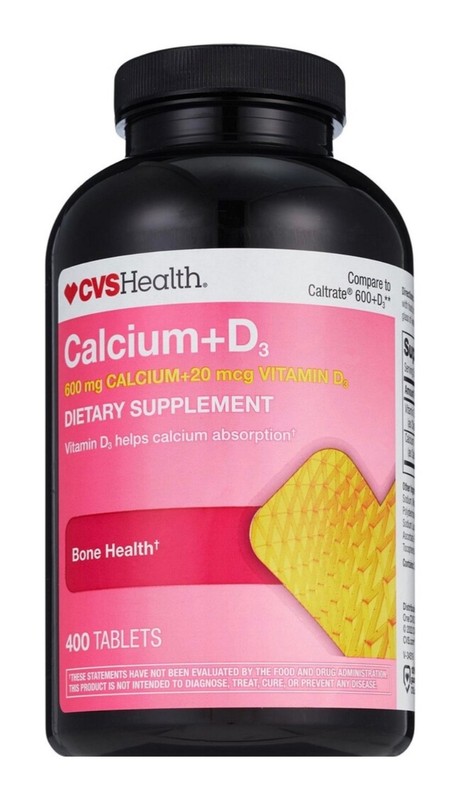 CVS Health CALCIUM+D3 400 Count tablets Calcium With Vitamin D