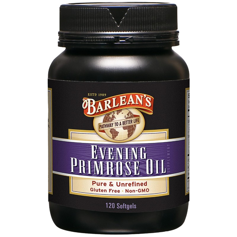 Barlean’s Evening Primrose Oil Capsules, GLA Supplement for Men and Women,