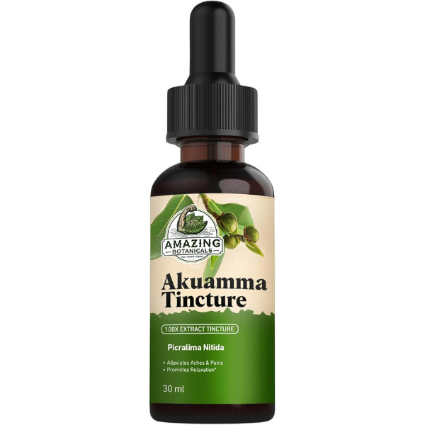 Amazing Botanicals Akuamma 100X Extract Tincture 300,000mg Natural Wellness