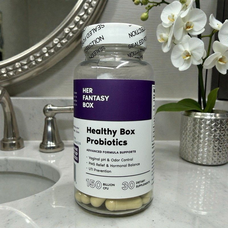 Her Fantasy Box Women’s Probiotic 150B CFU Feminine Balance EXP: 04/28