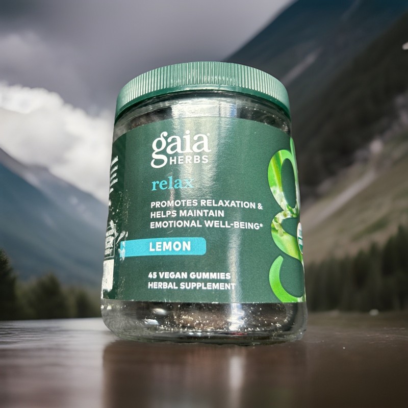 Gaia Herbs Relax Gummies – Supports Calm Feelings* – 45 Count Exp 04/2027