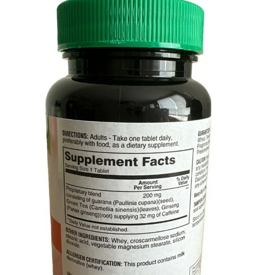 6X Bottles People’s Choice Energy Guarana Green Tea Ginseng stamina 126 Capsules gallery