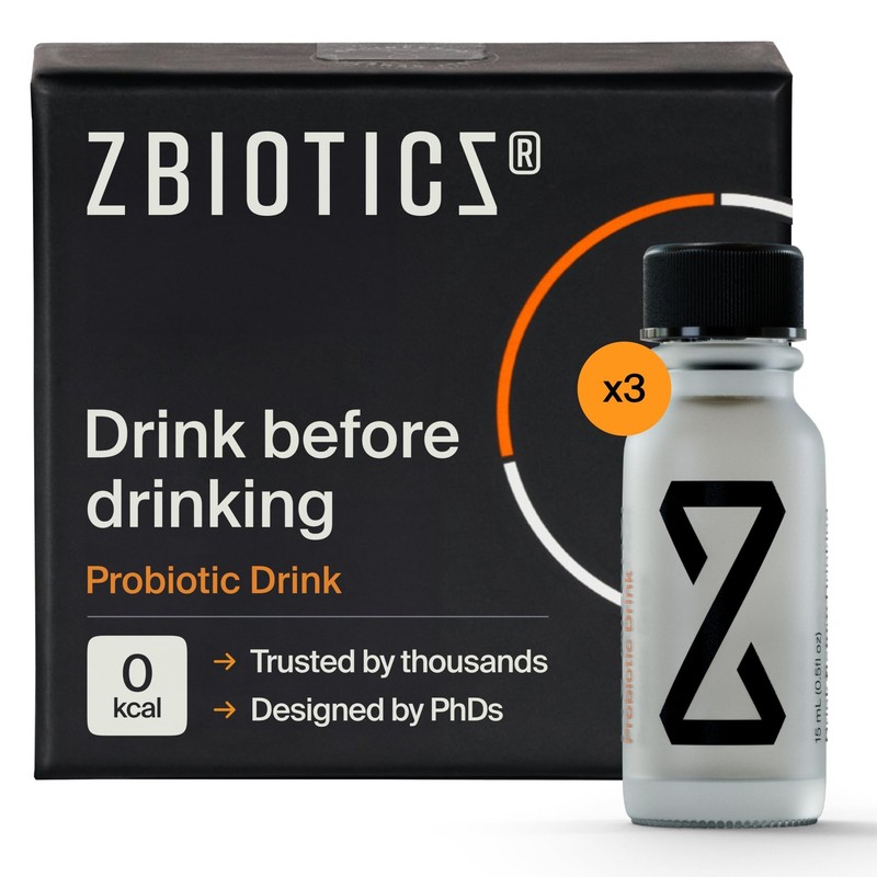 ZBiotics — Feel Better After Drinking, Wake Up Refreshed, Science-Backed, Pat…