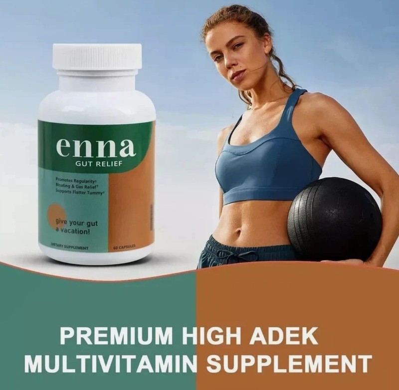 2 Pack Emma Gut Health Supplement 120 Capsules for Bloating Relief & Leaky Gut