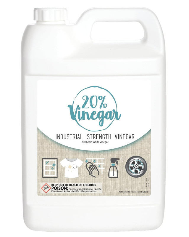 20% Professional Grade Concentrated Vinegar | Dilutes to 4 Gallons of Multipurpo