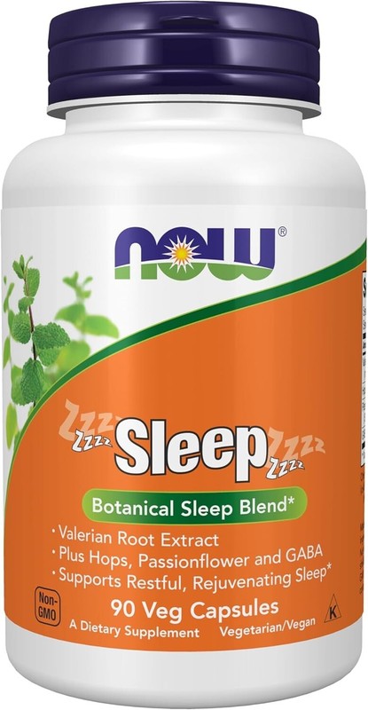 NOW FOODS (2 PACKS) Sleep 90 Veg Capsules