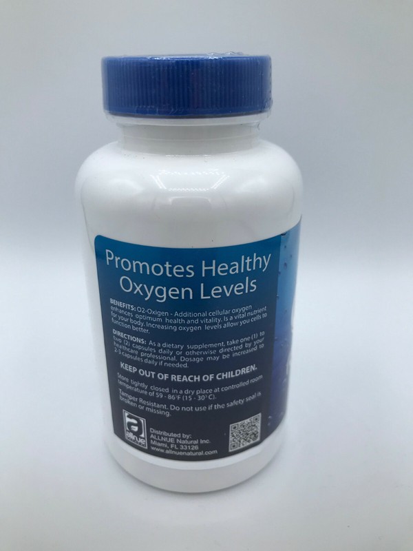 O2 ( Oxygen ) 60 capsules promotes healthy oxygen levels cells function EXP 2026 gallery