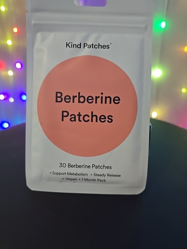 Kind Patches Metabolic Balance Berberine Supplement 30 Count, Vegan New