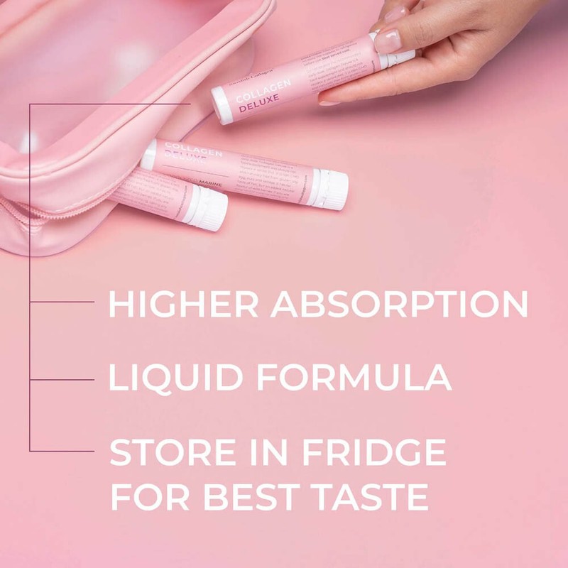 Swedish Collagen Deluxe Shots 12.500mg Marine Collagen 20 Liquid Ampoules x 25ml gallery