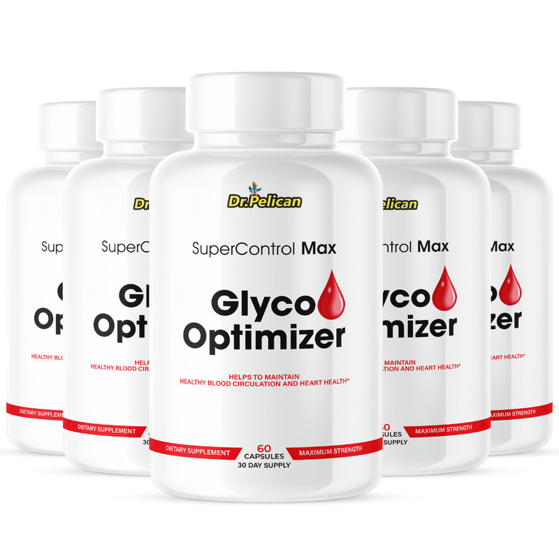 Glyco Optimizer-Cardiovascular Health,Blood Pressure & Sugar Support- 5 Bottles