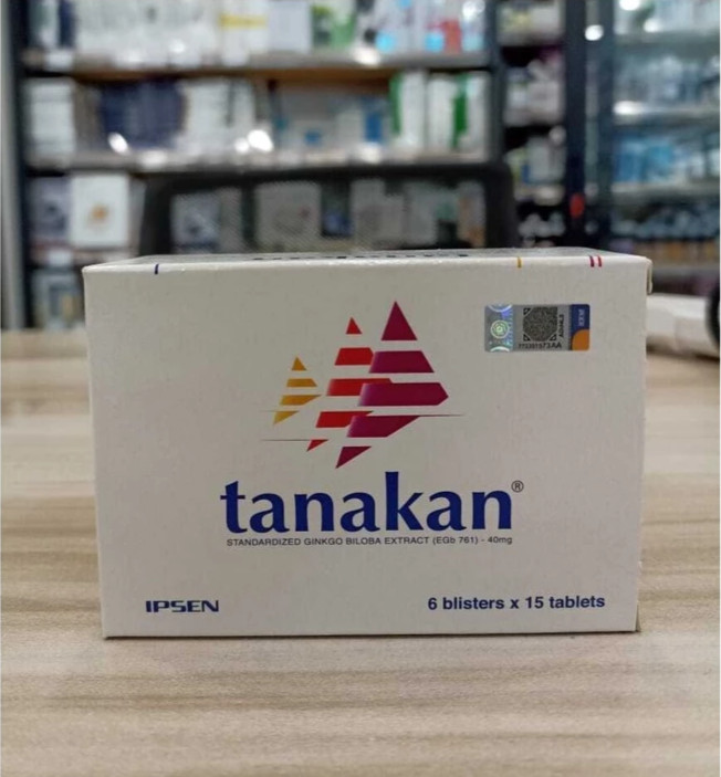 Tanakan 40mg X 90 Tablet Ginkgo Biloba Extract 100% Genuine -Exp 2026
