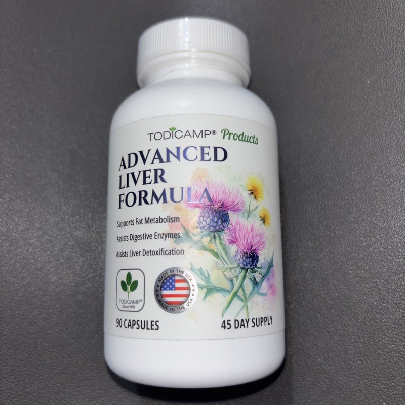 TODICAMP Liver Health with Milk Thistle, Artichoke, Choline Liver Support 6/27