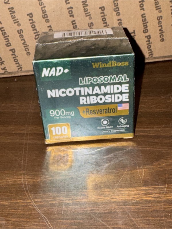 NAD+ Nicotinamide Riboside 900mg Liposomal Supplement for Cellular Health 100