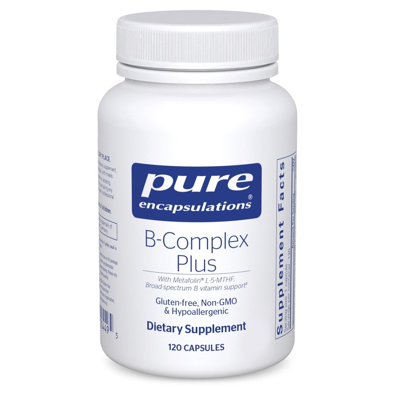Pure Encapsulations B-Complex Plus – B Vitamins 120 Count (Pack of 1)