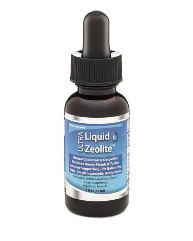 Super Liquid Zeolite w/DHQ Liquified Detox 1 Ounce Bottle full body Exp/2026