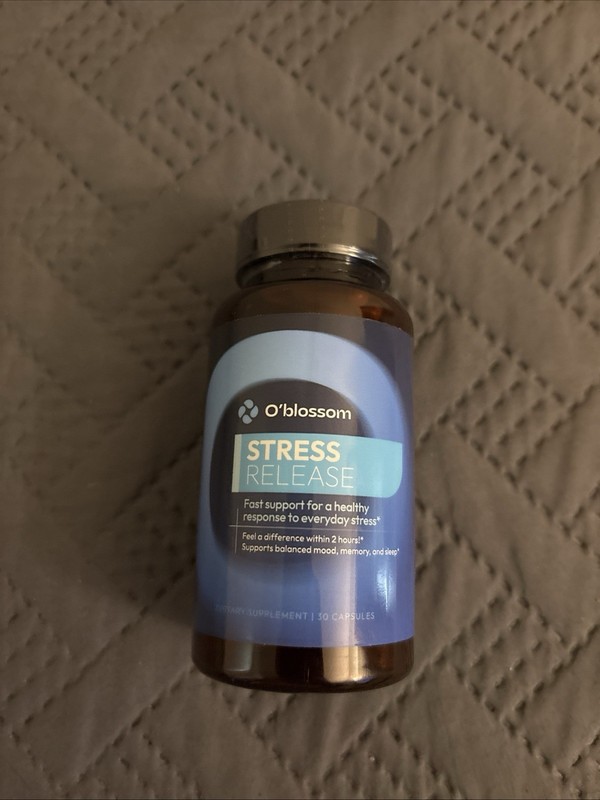O’blossom Stress Release with Ashwagandha, 30ct Expiration Date 11/31/2027