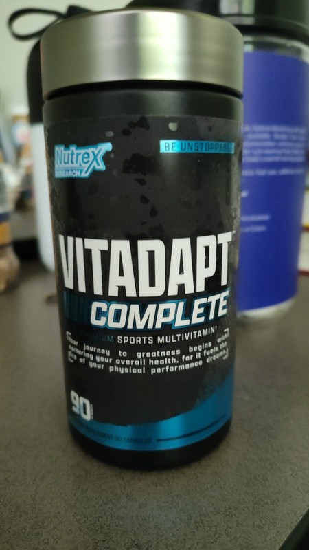 Nutrex Research Vitadapt Complete Sports Multivitamin Men, 24 Vitamins – 90 ct