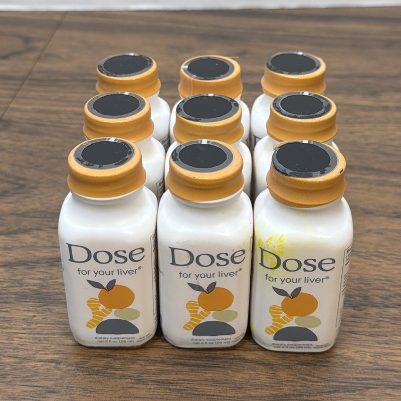 9 PACK DOSE For Your Liver Health Supplement Cleanse 2oz Exp: 12/2026 – 01/2027