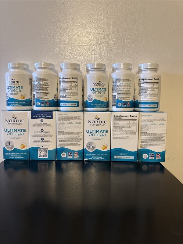 Nordic Naturals Ultimate Omega 1280 mg Omega-3, 360 Soft Gels gallery