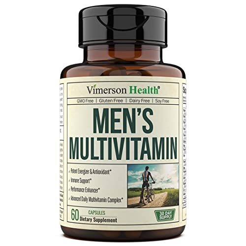 Multivitamin For Men Con Vitaminas A, C, D, E Y B12, Zinc, Calcio, Magnesio Y