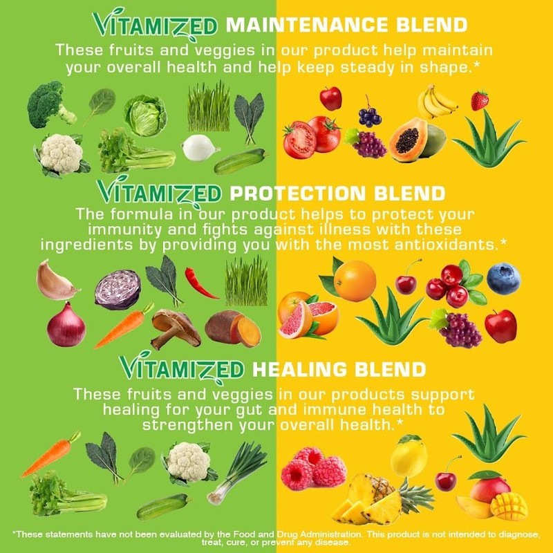 Fruits & Vegetables Superfood Powder with BioPerine - 38 Nutrient-Rich Blend for gallery