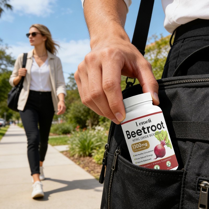 Lemeli Beetroot - 1300mg, Lemeli Beet Root Supplement 60 Capsules gallery