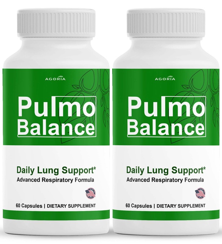 Pulmo Balance Capsules, Official PulmoBalance Supplement Pills (2 Pack)