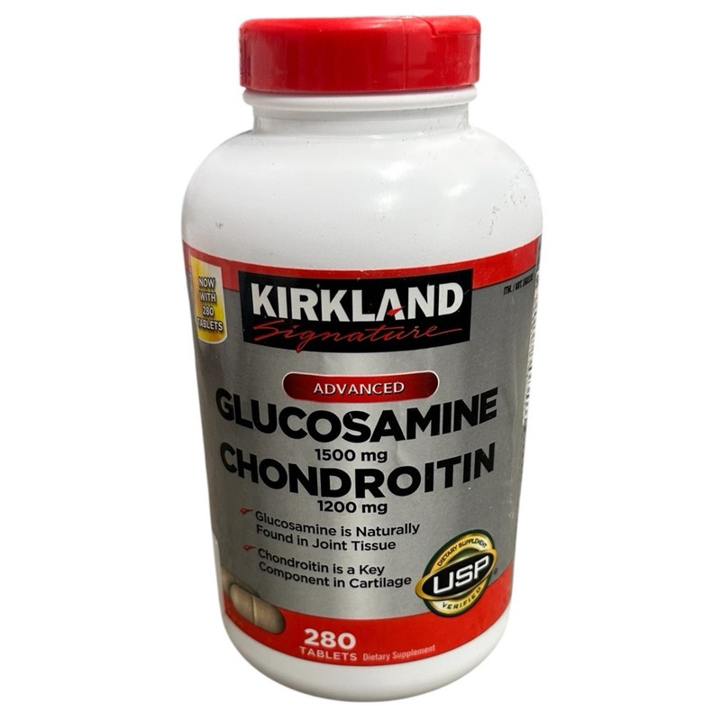Kirkland Signature Glucosamine & Chondroitin 280 Tablets Exp. 01/2027
