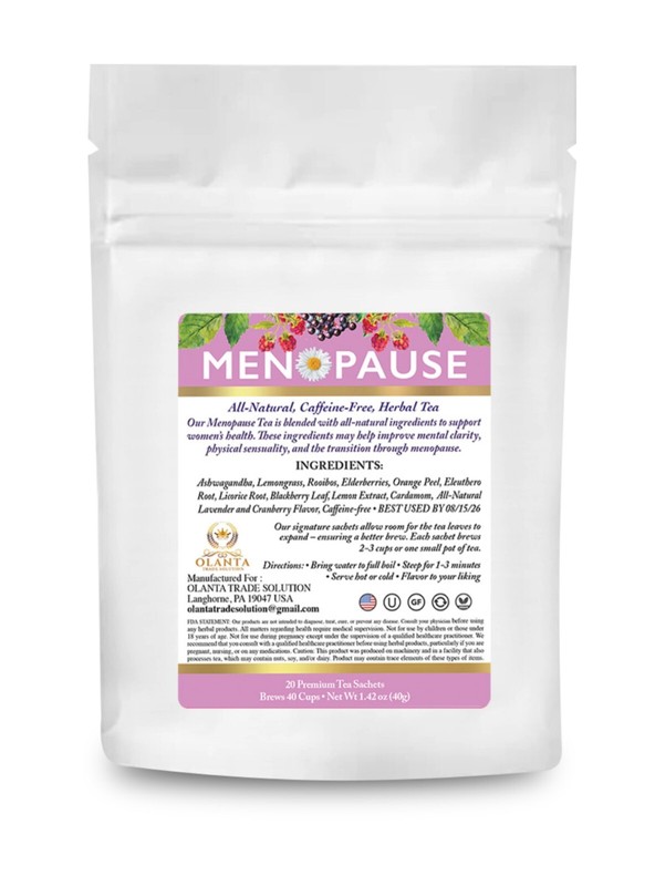 MENOPAUSE SUPPORT TEA - menopause support for women, licorice, eleuthero root -1 gallery