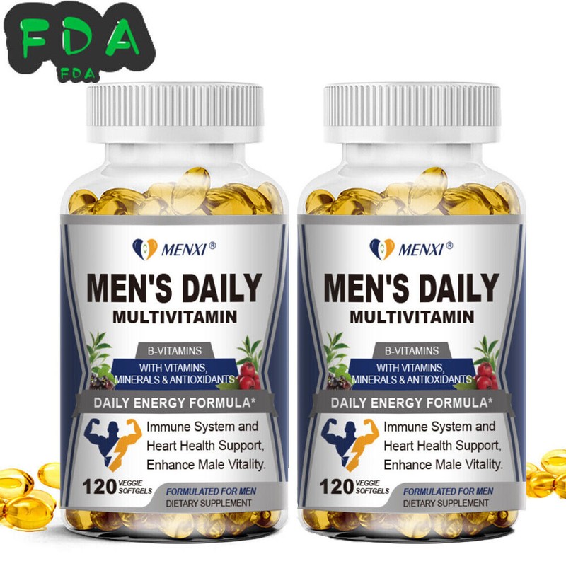 240PCS Men’s Daily Multivitamin Complex – Energy Boost Prostate Health Function